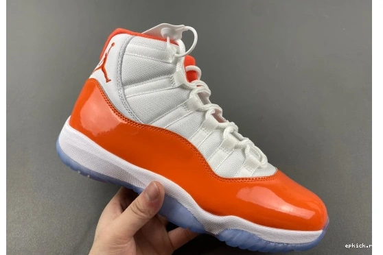 Rep EP 002 378037- JORDAN 11  ORANGE 378037- RETRO 002 0302
